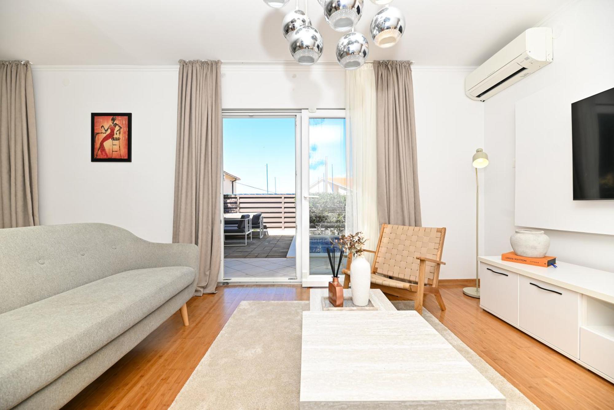 טרוגיר Villa Costa Blu With Pool By The Sea מראה חיצוני תמונה
